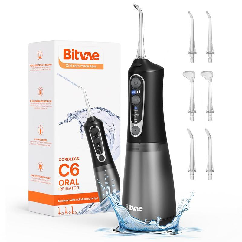 Bitvae C1/C5/C6 – Portable Rechargeable and Waterproof Dental Irrigato ...