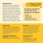 M3 Naturals Cellulite Massage Oil 8Oz - Smooth the Appearance of Cellulite - Body Care & Skin Care Massage Oil - Topical Collagen and Plant Stem Cell Body Oil to Restore Texture and Elasticity - Soothing Body Oil