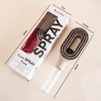 2In1 Sprayer Comb Detangling Scalp Massage Hairbrush with Spray Bottle Essential Oil Water Mist Spray Brush Anti-Static Autumn