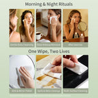 Unifree Disposable Face Towels – Ultra Soft Gentle Facial Towels for Skincare, Single-Use Towel, Wet and Dry for Personal Daily Routine, Valentines Gift