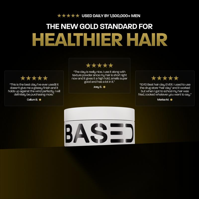 BASED – Hair Wax Strong Hold Matte Finish (85 g)