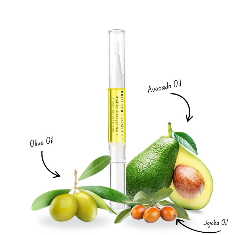 Brother Cosmetics – Aceite Fortalecedor para Crecimiento y Reparación de Uñas