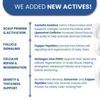 Be Bodywise Advanced Hair Density Roll-On Serum 25 Ml | 5% Saw Palmetto, 3% Rosemary, 1% Caffeine Herbasome & 3% Fenugreek | Scalp Serum for Reduced Hair Fall | Men & Women