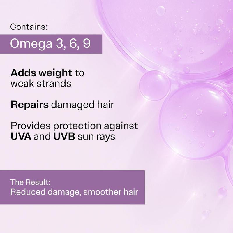 Ultra Smoothing Hair Serum – Reduce Frizz & Deep Hydration | Niacinamide + Carbohydrate Complex for Silky, Smooth Hair | Vegan, SLS & Paraben-Free