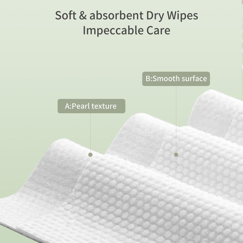 Unifree Disposable Face Towels – Ultra Soft Gentle Facial Towels for Skincare, Single-Use Towel, Wet and Dry for Personal Daily Routine, Valentines Gift