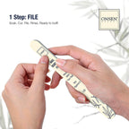 Nail Care Kit - W/Cuticle Care Serum, Japanese Nail Buffer and Shine Kit - Strengthening & Shining - Spa-Quality Manicure - Organic Ingredients - Long-Lasting Shine - Easy & Safe - 1Pk