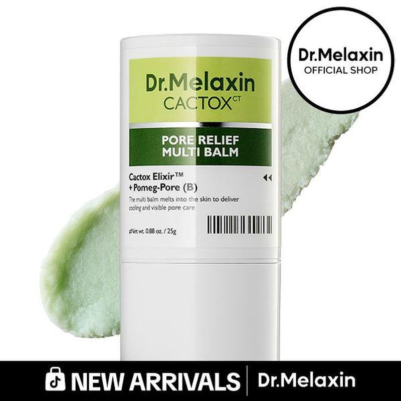 [Dr.Melaxin Official] CACTOX PORE RELIEF MULTI BALM with Cactus Cooling Reduce Puffiness & Pore Tightening for Visible Pore Care Skin Repair