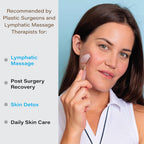 Lymphatic Drainage Face Massager Set: Rose Quartz Face Roller & Gua Sha Facial Tool for Lymphatic Massage, Muscle Tension Relief, Skin Care, for Lymphatic Massage Oil, Serum & Face Cream